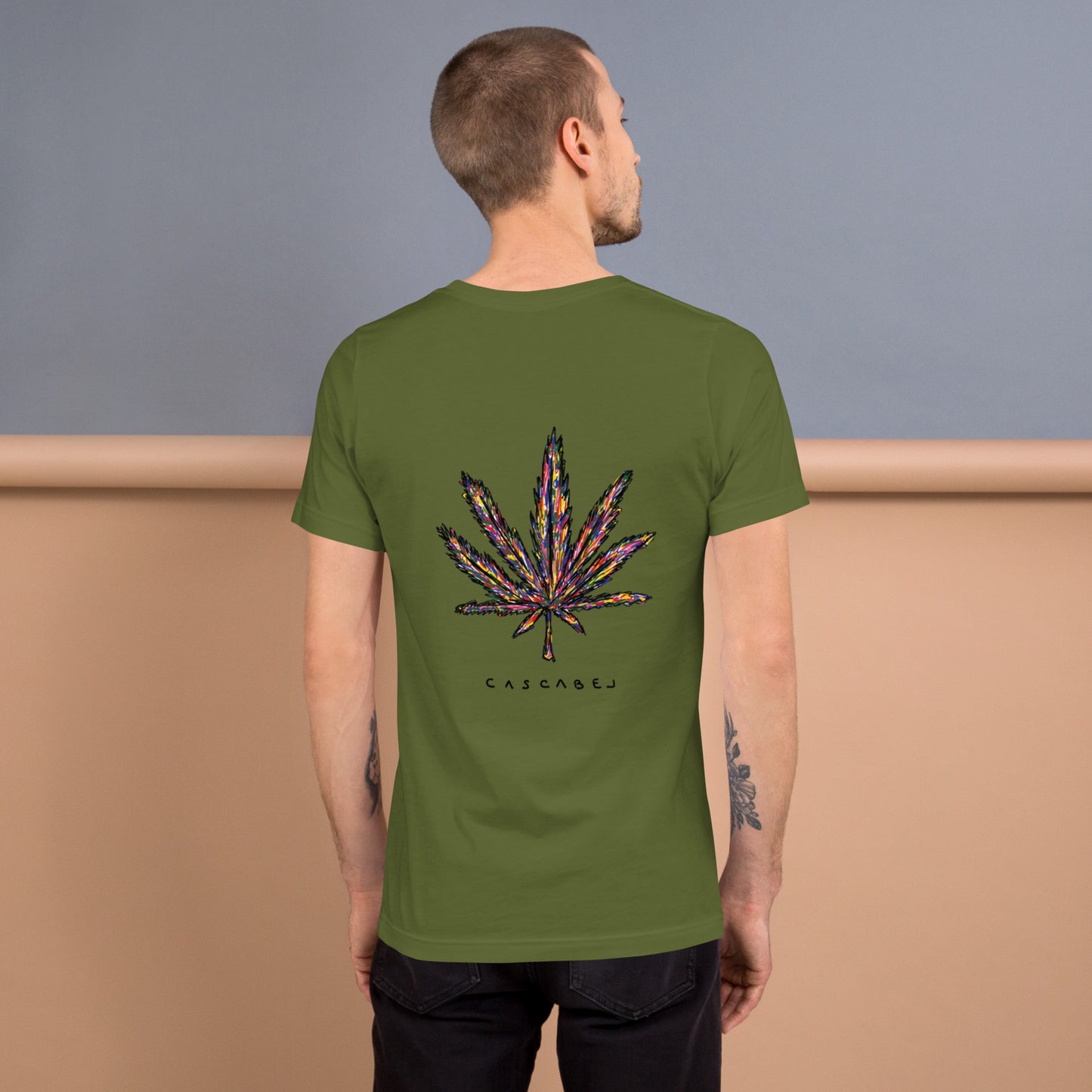 Camiseta de Cascabel  Hoja colores